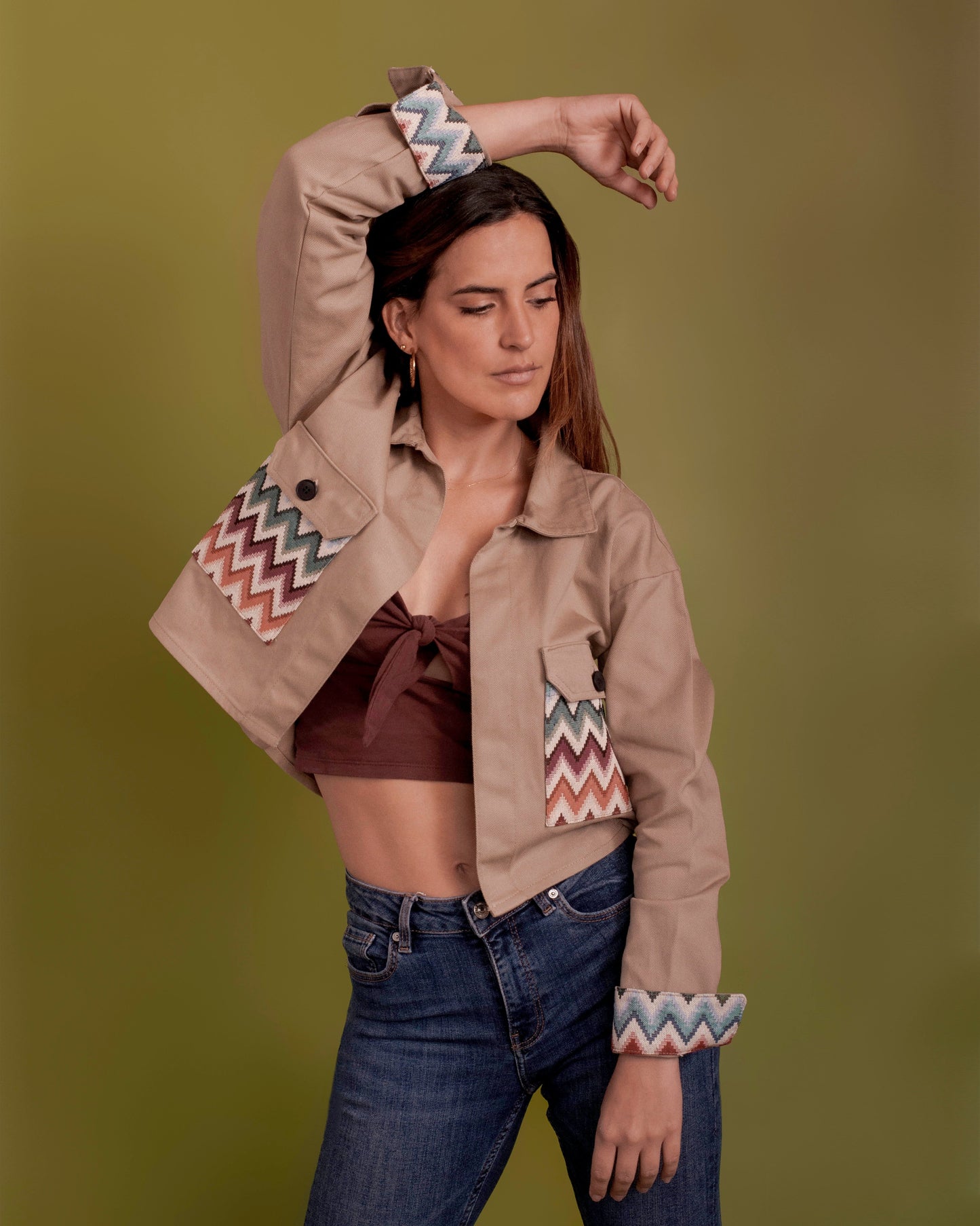 Chaqueta Ísola beige