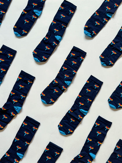 Medias Heliconias Azules