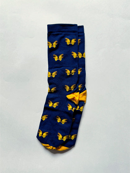 Medias Mariposas Amarillas