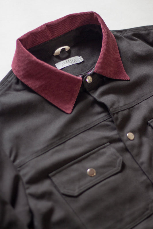Chaqueta Cocora vinotinto