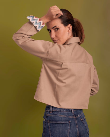 Chaqueta Ísola beige