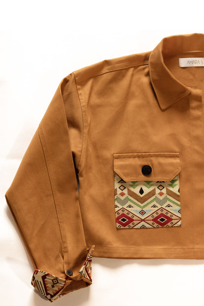 Chaqueta Ísola Mostaza