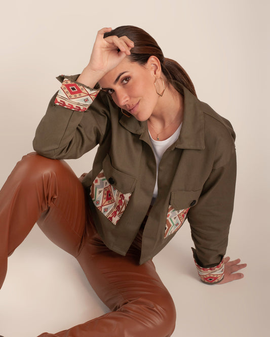 Chaqueta Ísola verde