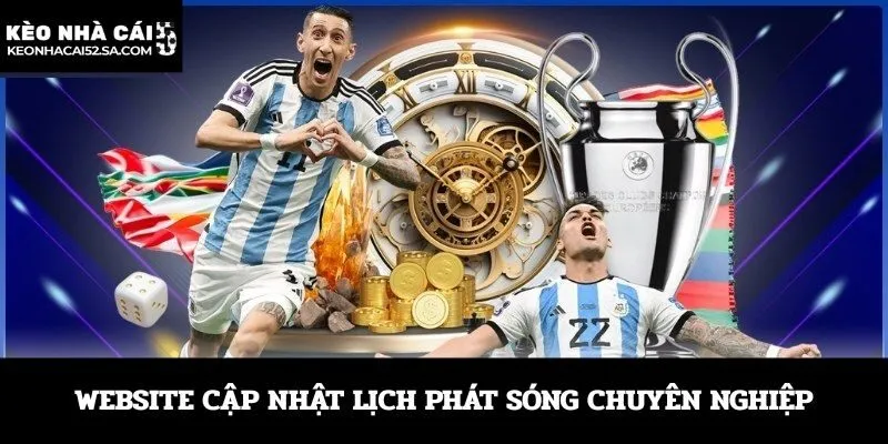 Website cập nhật lịch phát sóng chuyên nghiệp